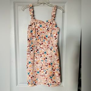 dress with ruffle detail